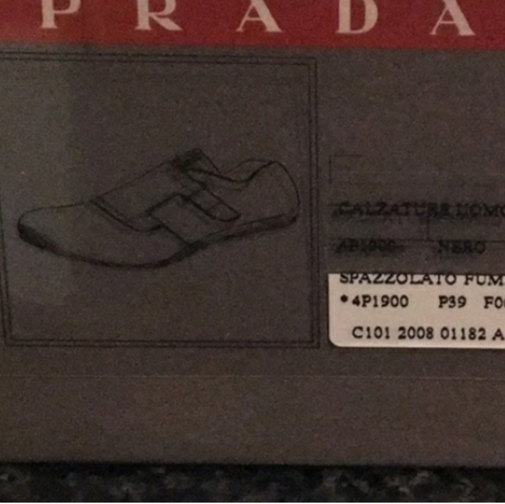 PRADA Spazzolato Fume dress shoes men's - Picture 6 of 7